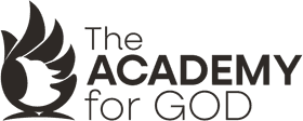 The Academy for GOD banner logo